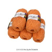 İH8708 - 500 gr. (5 Adet) Cotton pamuk nako vogue  İhraç Fazlası İp