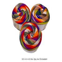 İH8737 - 622 gr. (3 Adet) Kek ip batik İhraç Fazlası İp