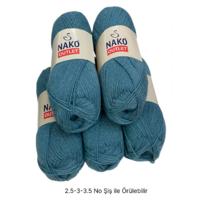 İH8746 - 260 gr. (5 Adet)  % 75 yün nako outlet  İhraç Fazlası İp