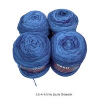 İH8882 - 616 gr. (4 Adet) Nako vogue  kek ip İhraç Fazlası İp