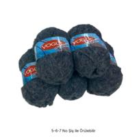 İH8904 - 490 gr. (5 Adet) Kid moher Nako vogue  İhraç Fazlası İp