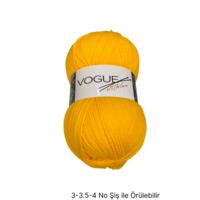 İH9126 - 460 gr. (1 Adet) Büyük çile sarı nako vogue  İhraç Fazlası İp