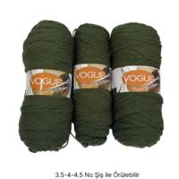 İH9129 - 530 gr. (3 Adet) Nako vogue uzun sarım İhraç Fazlası İp