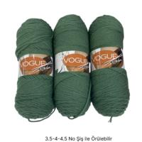 İH9137 - 516 gr. (3 Adet) Nako vogue uzun sarım İhraç Fazlası İp