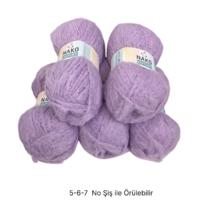 İH9146 - 540 gr. (5 Adet) Kid moher nako outlet  İhraç Fazlası İp