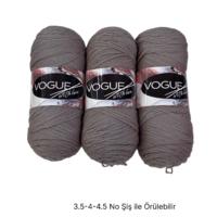 İH9211 - 570 gr. (3 Adet) Nako vogue uzun sarım İhraç Fazlası İp