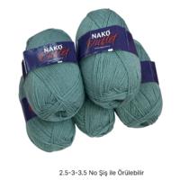 İH9293 - 620 gr. (5 Adet) Nako outlet ince Yumuşak Doku İhraç Fazlası İp