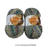 İH9339 - 360 gr. (2 Adet) Nako vogue Yumuşak Doku batik  İhraç Fazlası İp