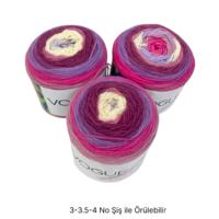 İH9352 - 408 gr. (3 Adet) Nako vogue kek ip  İhraç Fazlası İp