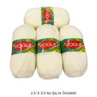İH9357 - 530 gr. (4 Adet) Çift kat lif nako vogue İhraç Fazlası İp