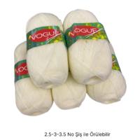 İH9358 - 360 gr. (5 Adet) Çift kat lif nako vogue  İhraç Fazlası İp