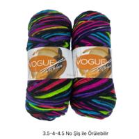 İH9416 - 440 gr. (2 Adet) Nako vogue uzun sarım İhraç Fazlası İp