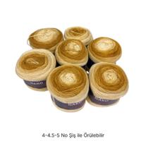 İH9458 - 1020 gr. (7 Adet) Nako outlet Kek ip  İhraç Fazlası İp