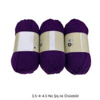 İH9480 - 314 gr. (3 Adet) Mor İhraç Fazlası İp