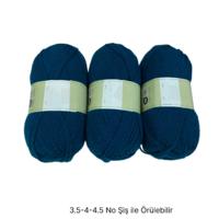 İH9481 - 314 gr. (3 Adet) Petrol yeşil İhraç Fazlası İp
