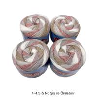 İH9483 - 816 gr. (4 Adet) Nako outlet Kek ip  İhraç Fazlası İp