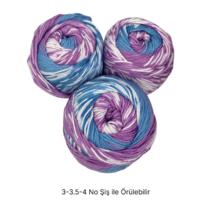 İH9528 - 300 gr. (3 Adet) Antipilling batik İhraç Fazlası İp