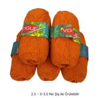 İH9532 - 450 gr. (5 Adet) Cotton lüks nako vogue  İhraç Fazlası İp