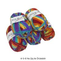 İH9540 - 442 gr. (5 Adet) Nako vogue batik İhraç Fazlası İp