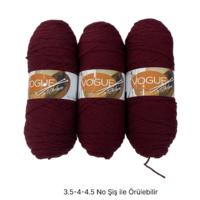 İH9552 - 570 gr. (3 Adet) Nako vogue uzun sarım  İhraç Fazlası İp