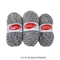 İH9557 - 310 gr. (3 Adet) Nako vogue Yumuşak Doku İhraç Fazlası İp