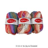 İH9558 - 222 gr. (3 Adet) Nako vogue Yumuşak Doku İhraç Fazlası İp