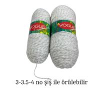İH9581 - 360 gr. (2 Adet) Nako Vogue Uzun Sarım İhraç Fazlası İp