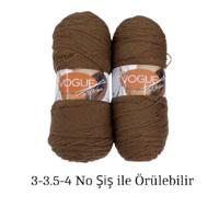 İH9583 - 374 gr. (2 Adet) Nako Vogue Uzun Sarım İhraç Fazlası İp