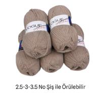 İH9603 - 420 gr. (5 Adet) Tığlık % 25 Yün Nako Vogue İhraç Fazlası İp