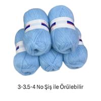 İH9606 - 260 gr. (5 Adet) Hafif Tüylü Yumuşak Dokulu İhraç Fazlası İp