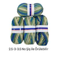 İH9607 - 978 gr. (4 Adet) Büyük Çile Batik İhraç Fazlası İp