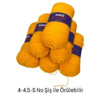 İH9608 - 1070 gr. (6 Adet) Nako Outlet Uzun Sarım İhraç Fazlası İp