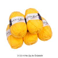 İH9609 - 480 gr. (5 Adet) Antipilling nako vogue İhraç Fazlası İp