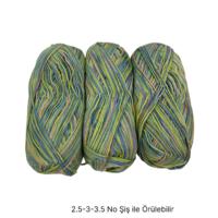 İH9615 - 536 gr. (3 Adet) Coton batik İhraç Fazlası İp