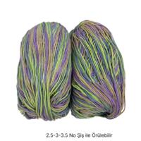 İH9616 - 276 gr. (2 Adet) Coton batik İhraç Fazlası İp