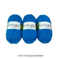 İH9622 - 308 gr. (3 Adet) Nako vogue Yumuşak Doku İhraç Fazlası İp