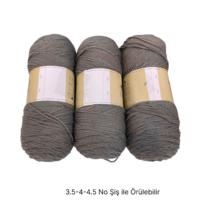 İH9652 - 600 gr. (3 Adet) Nako vogue uzun sarım  İhraç Fazlası İp