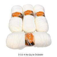İH9656 - 700 gr. (4 Adet) Antipilling nako vogue uzun sarım  İhraç Fazlası İp
