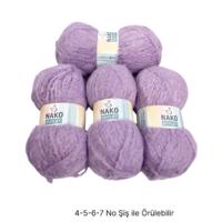 İH9659 - 438 gr. (4 Adet) Kid moher nako outlet İhraç Fazlası İp