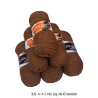İH9661 - 770 gr. (6 Adet) Nako vogue uzun sarım  İhraç Fazlası İp