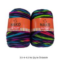 İH9684 - 656 gr. (2 Adet) Büyük çile batik nako outlet  İhraç Fazlası İp