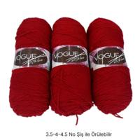 İH9686 - 608 gr. (3 Adet) Uzun sarın nako vogue  İhraç Fazlası İp