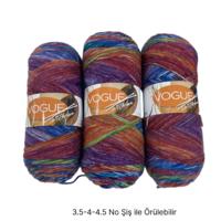 İH9690 - 550 gr. (3 Adet) Uzun sarın nako vogue  İhraç Fazlası İp