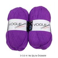İH9718 - 650 gr. (2 Adet) Büyük çile nako vogue İhraç Fazlası İp