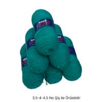 İH9722 - 1146 gr. (6 Adet) Nako outlet Uzun sarım  İhraç Fazlası İp
