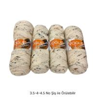 İH9739 - 708 gr. (4 Adet) Tweedli nako vogue  İhraç Fazlası İp
