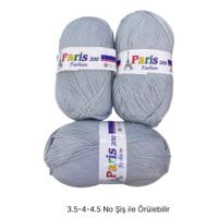 İH9740 - 1190 gr. (3 Adet) Büyük çile açık gri İhraç Fazlası İp