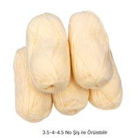 İH9751 - 690 gr. (5 Adet) Antipilling krem  İhraç Fazlası İp