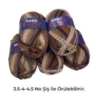 İH9768 - 520 gr. (5 Adet) % 75 Yün Nako Outlet İhraç Fazlası İp