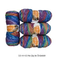 İH9798 - 546 gr. (3 Adet) Uzun sarım nako vogue  İhraç Fazlası İp